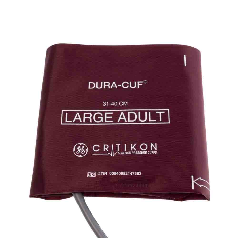 DURA-CUF Large Adult Blood Pressure Cuff, 1 Tube Bayonet (5/box) DURA-CUF Large Adult Blood Pressure Cuff, 1 Tube Bayonet (5/box)