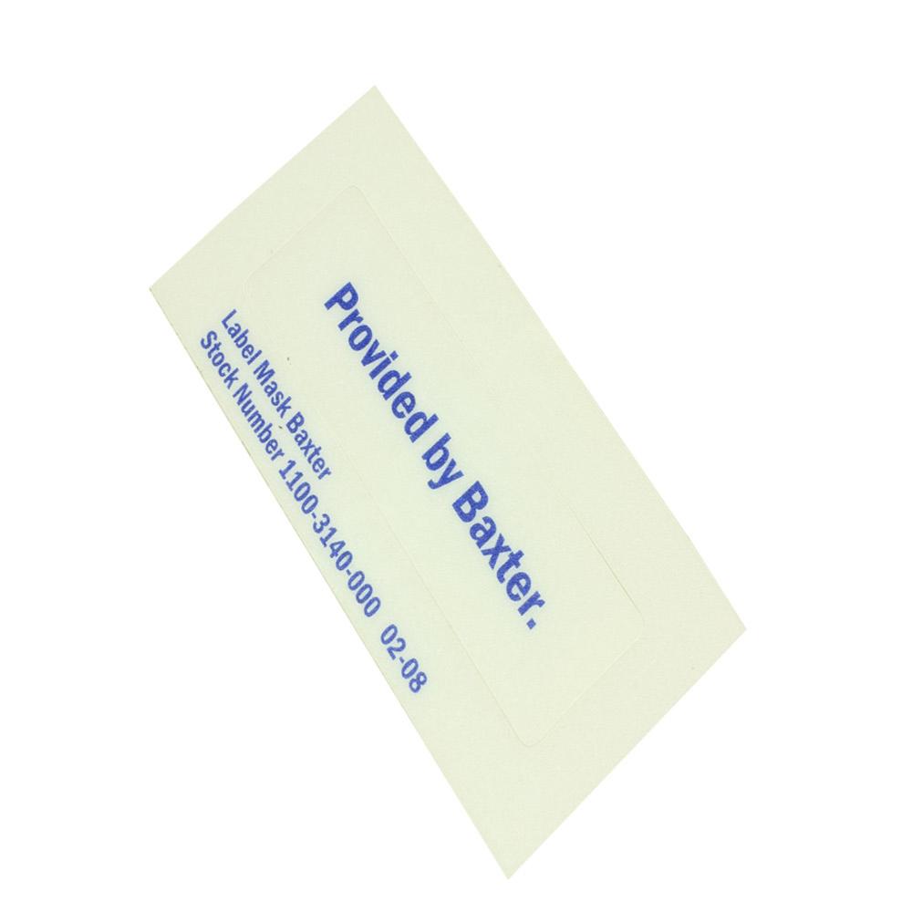 Sticker Label Mask Baxter Sevoflurane Sticker Label Mask Baxter Sevoflurane