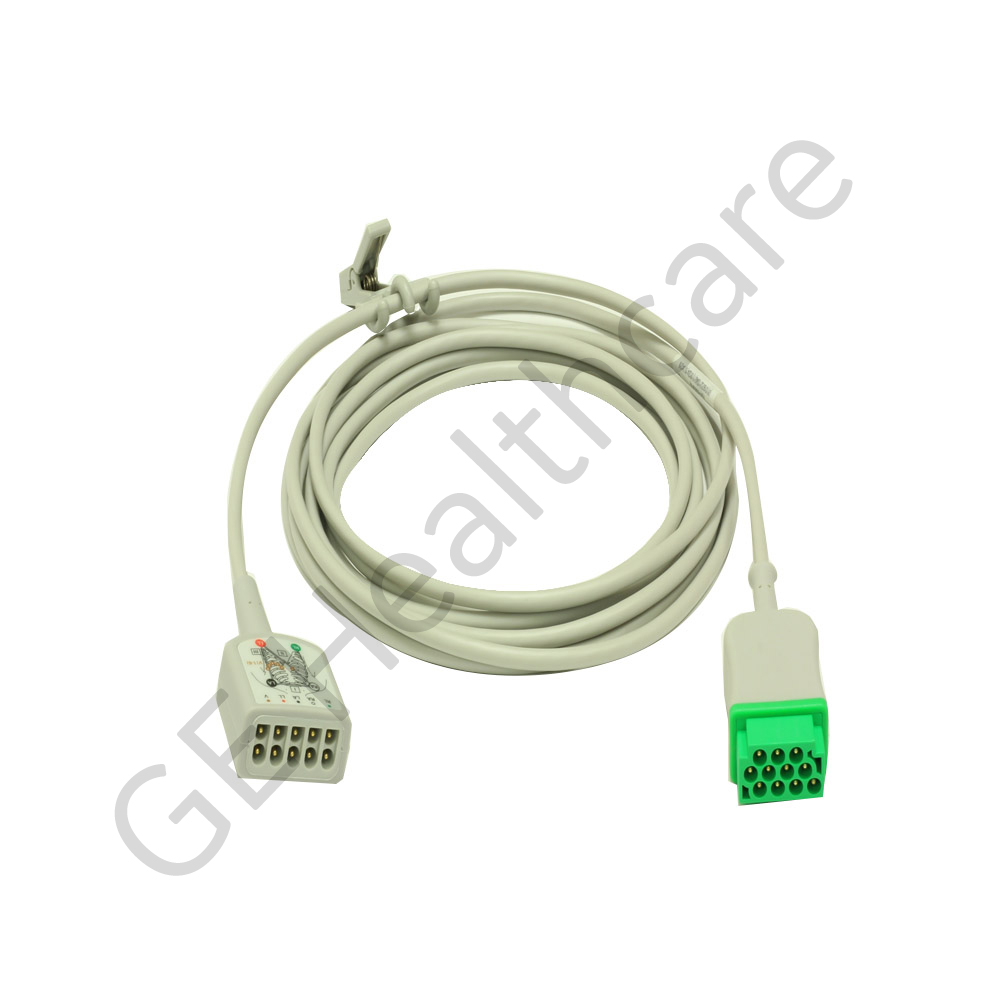 ECG Trunk Cable, 3/5-lead, AHA, 3.6 m/12 ft ECG Trunk Cable, 3/5-lead, AHA, 3.6 m/12 ft
