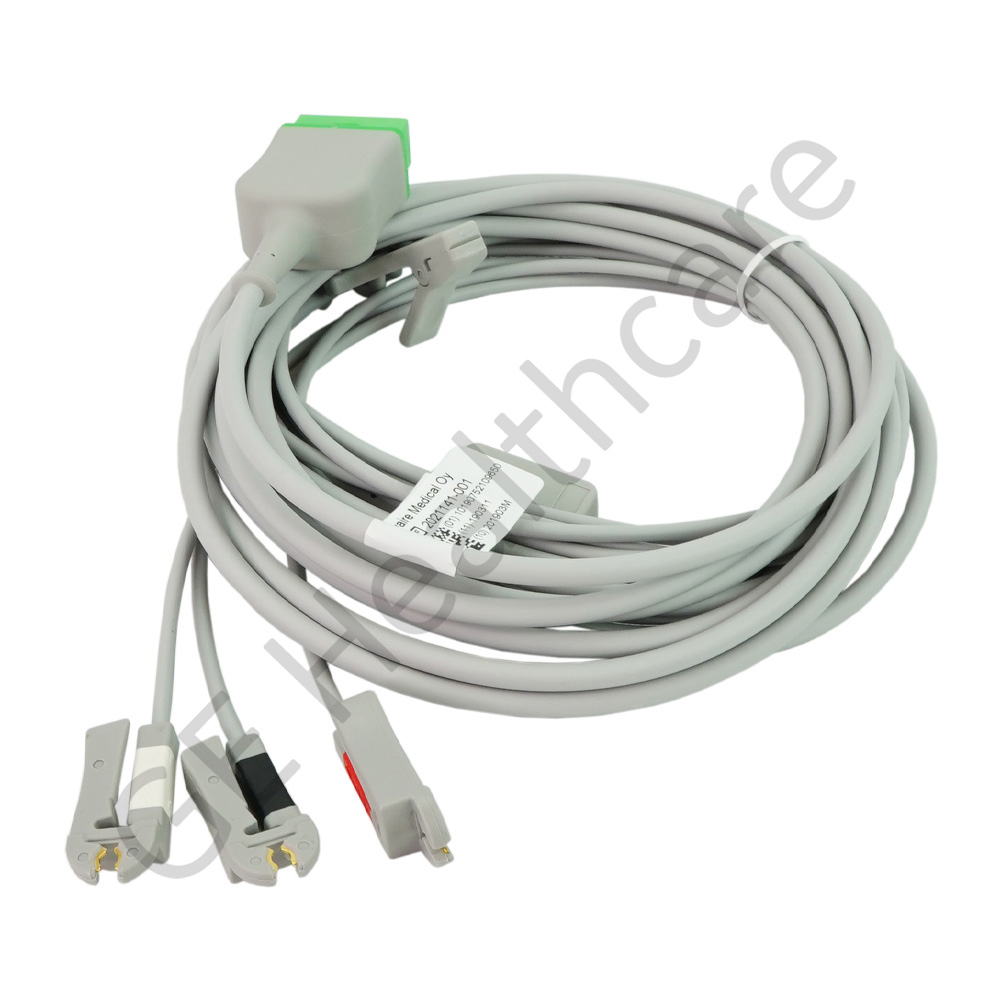 Cable Assembly ECG 3 Lead W/Grab Aha Cable Assembly ECG 3 Lead W/Grab Aha