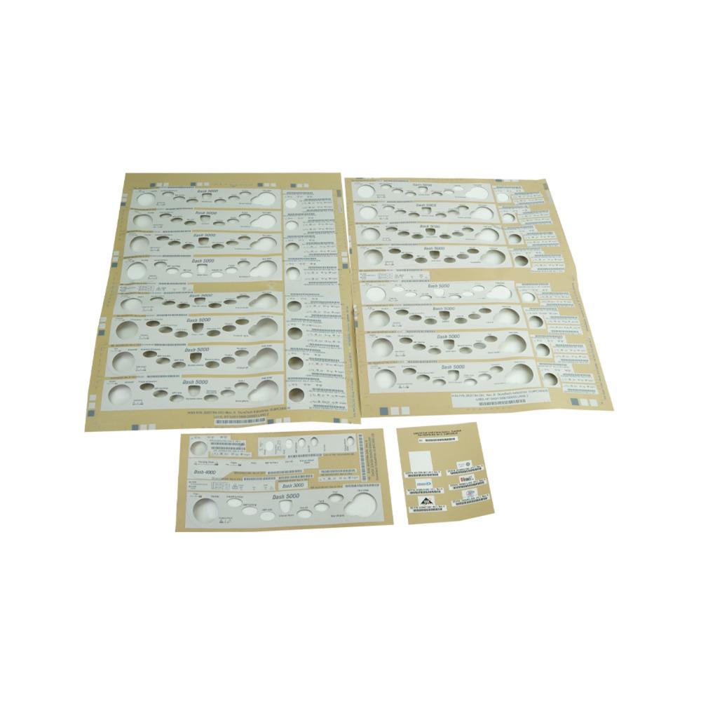 DASH 5000 Front/DAS Label Kit, All Languages DASH 5000 Front/DAS Label Kit, All Languages