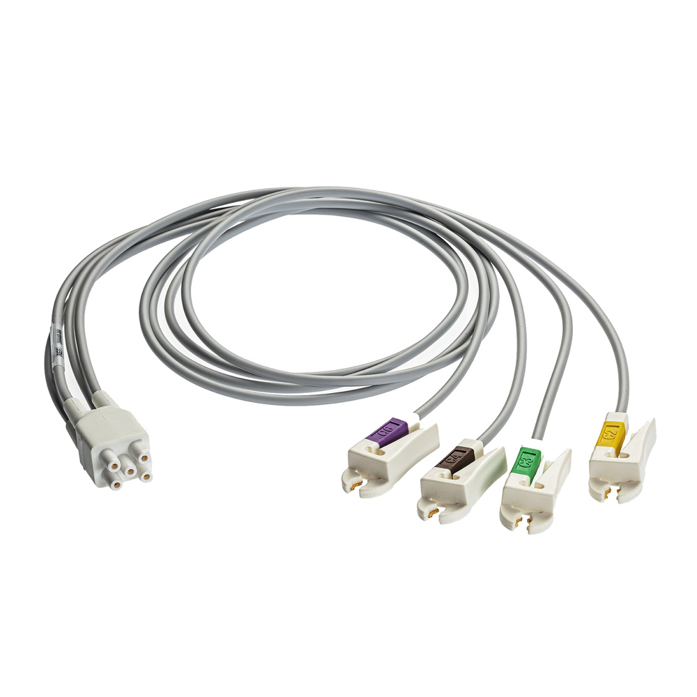 ECG 4-lead Leadwire Set, Grabber, IEC, 74cm (1/box)