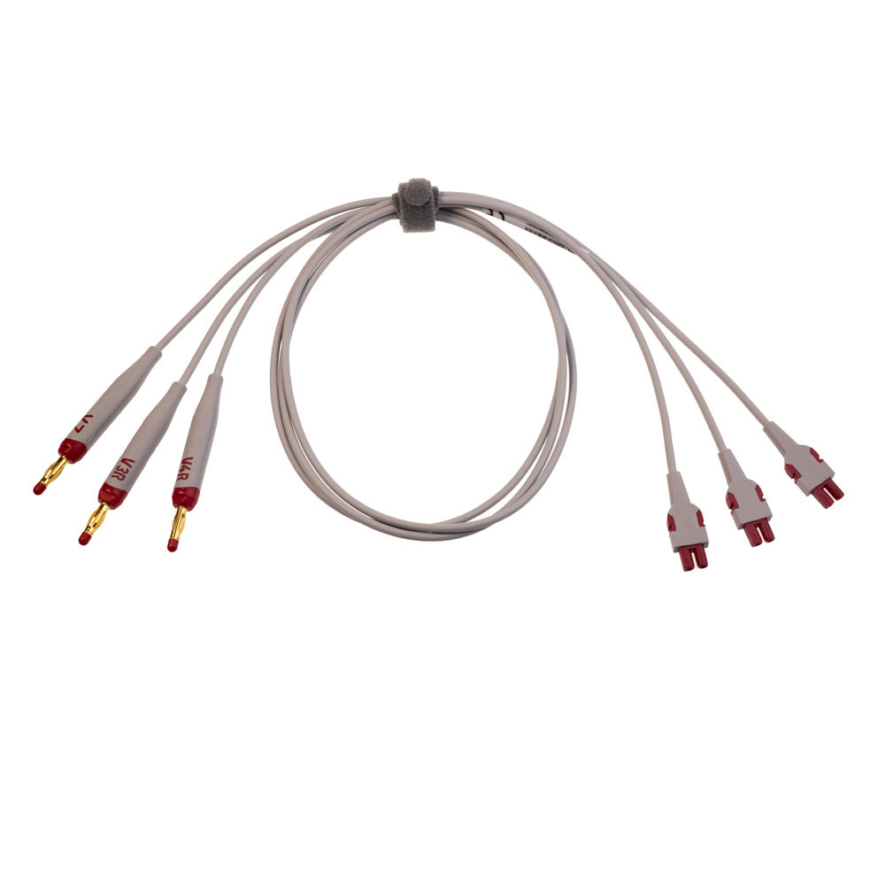 ECG Leadwire Set, Gold-plated, Add-on, Banana, AHA-PED, 1/pack ECG Leadwire Set, Gold-plated, Add-on, Banana, AHA-PED, 1/pack
