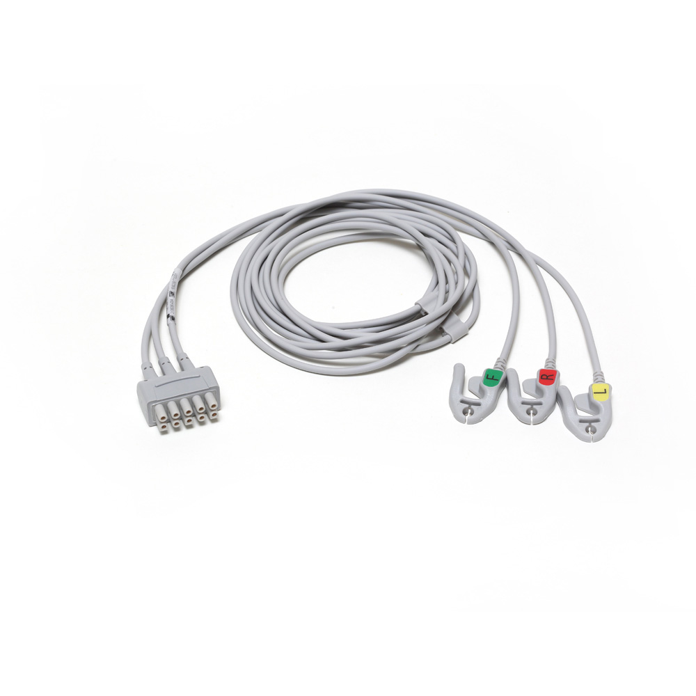 ECG 3-lead Leadwire Set, Grabber, IEC, 1,3m (1/box)