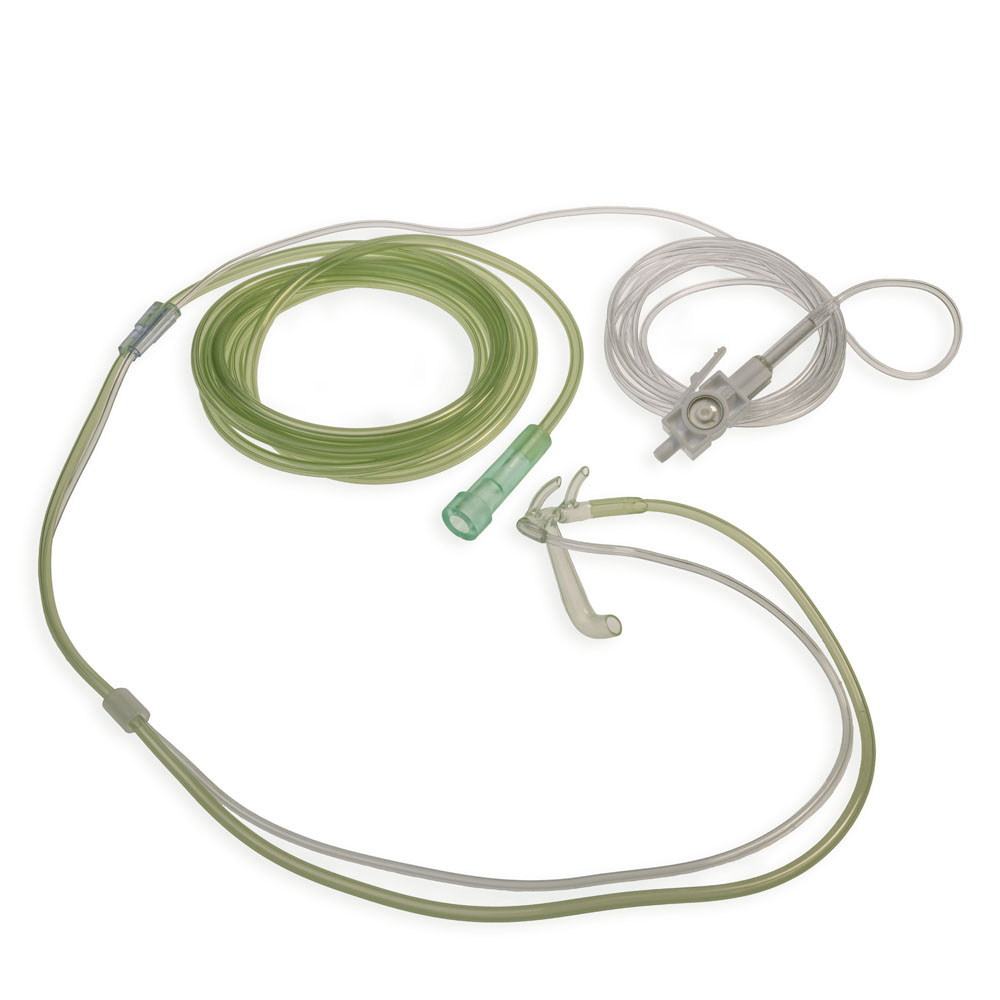 Cannula Nasal/Oral, CO<sub>2</sub>, LoFlo, Adult, 10/box