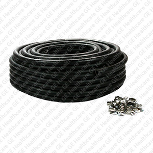 Rubber hose 1/2 in. 50m with 20 clamps