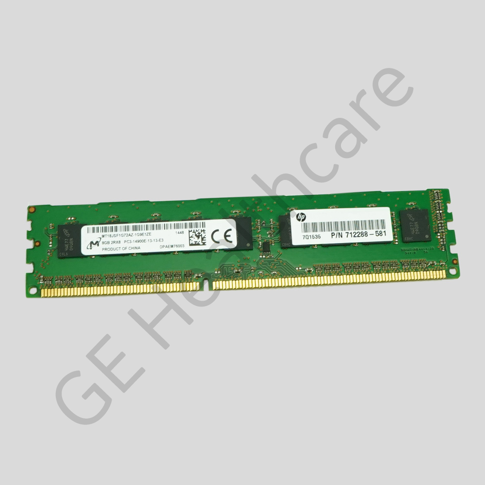 8GB DIMM Memory Modules - DDR3 Unbuffered ECC 1866MHz 5549119-100