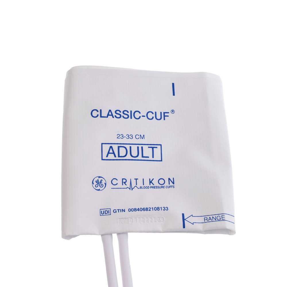 CLASSIC-CUF Adult Blood Pressure Cuffs, 2 Tubes DINACLICK, ISO80369-5 (20/box)