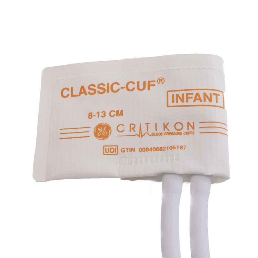 CLASSIC-CUF Infant Blood Pressure Cuff, 2 Tubes DINACLICK, ISO80369-5 (20/box)