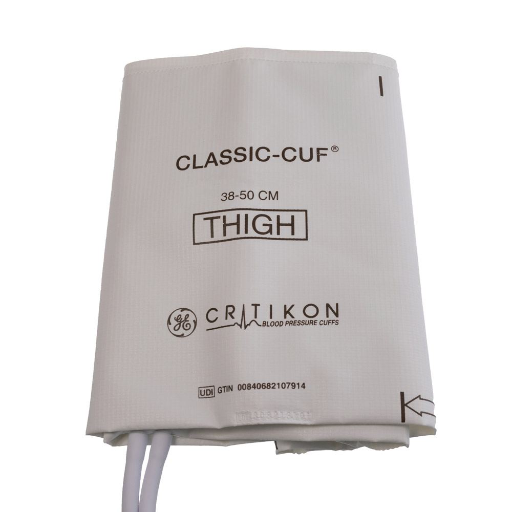 CLASSIC-CUF Thigh Blood Pressure Cuff, 2 Tubes DINACLICK, ISO80369-5 (20/box)