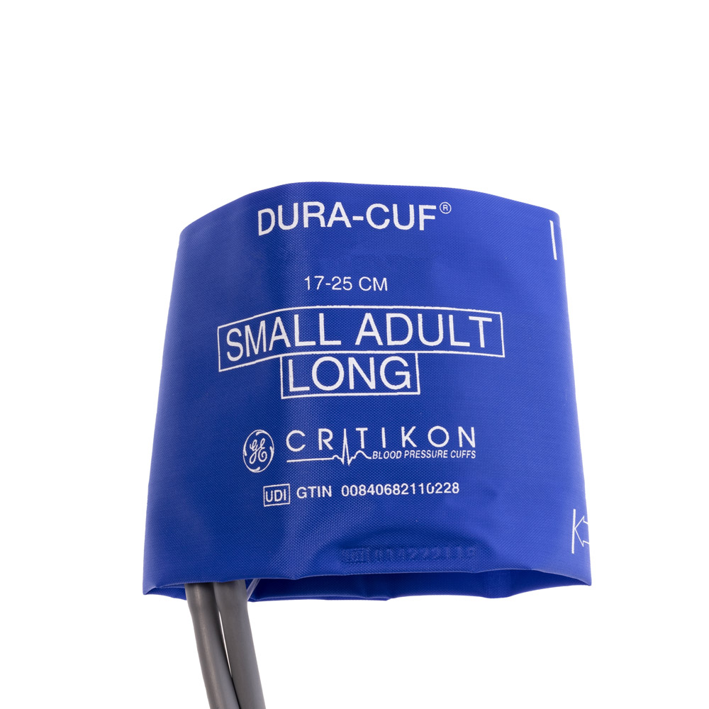 DURA-CUF Small Adult Long Blood Pressure Cuff, 2 Tubes DINACLICK (5/box)