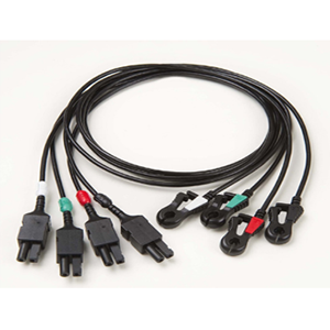 Set of Four Radiotranslucent Lead Wires, 36 Inches Long, IEC Colors: Red, Black, Green, Yellow Set of Four Radiotranslucent Lead Wires, 36 Inches Long, IEC Colors: Red, Black, Green, Yellow
