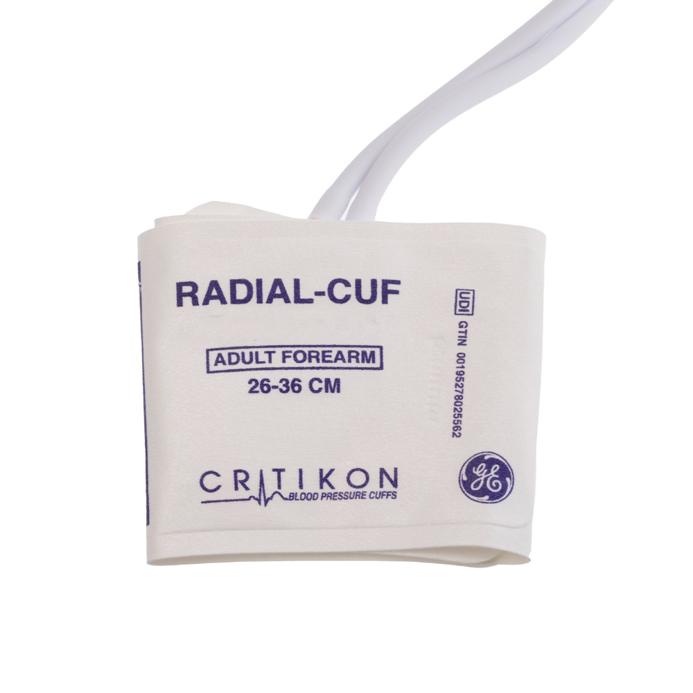 SOFT-CUF Radial Blood Pressure Cuff, 2 Tubes DINACLICK, ISO80369-5 (20/box)